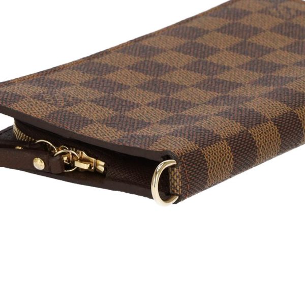 73721 3 Louis Vuitton Portefeuil Insolite Wallet Damier Ebene Brown