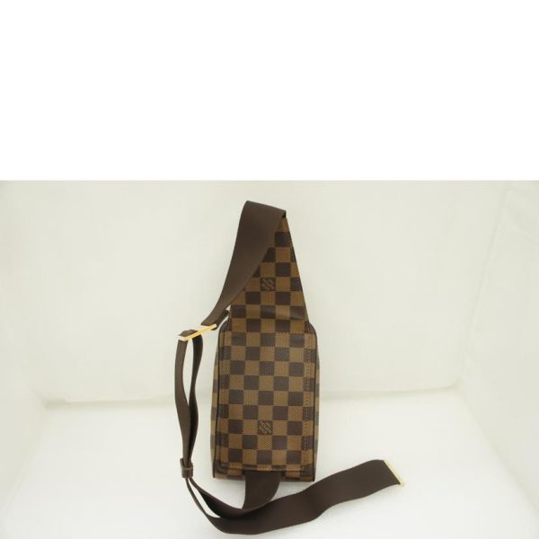 73738 2 Louis Vuitton Jeronimos Damier Ebene Shoulder Bag Brown