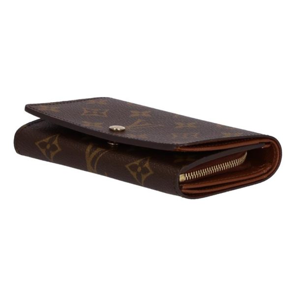 73752 3 Louis Vuitton Portomone Vietresor Wallet Brown