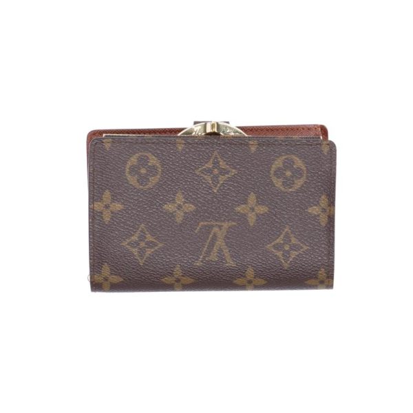 73776 2 Louis Vuitton Portefeuil Viennois Wallet Monogram Canvas Brown