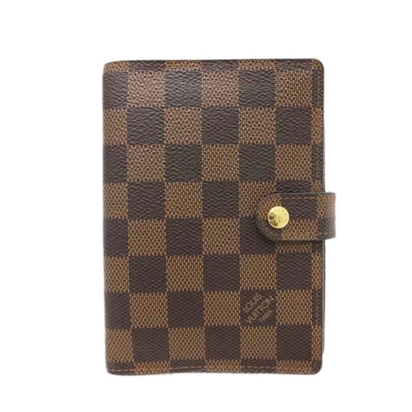 73783 1 Louis Vuitton Agenda Damier Pouch Ebene Brown