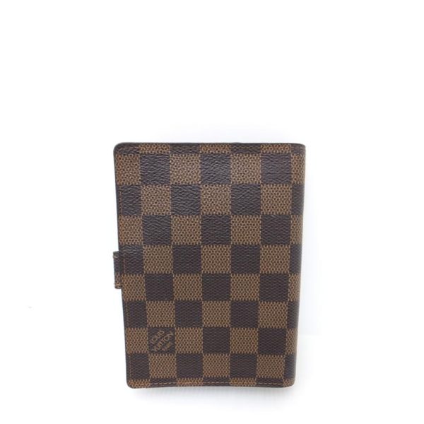 73783 2 Louis Vuitton Agenda Damier Pouch Ebene Brown