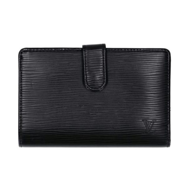 73790 1 Louis Vuitton Portefeuil Viennois Epi Wallet Black