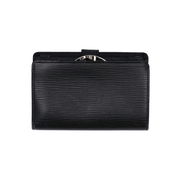 73790 2 Louis Vuitton Portefeuil Viennois Epi Wallet Black