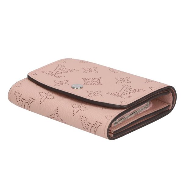 73813 3 Louis Vuitton Portefeuilles Compact Wallet Mahina Magnolia Pink