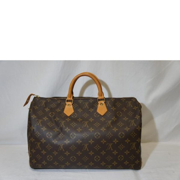 73864 1 Louis Vuitton Speedy 40 Tote Bag Monogram Brown