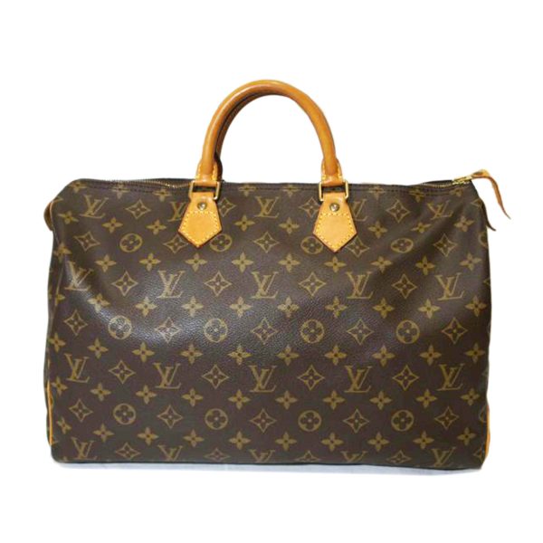 73864 2 Louis Vuitton Speedy 40 Tote Bag Monogram Brown