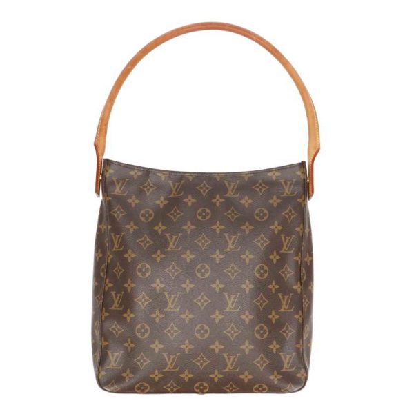 73868 1 Louis Vuitton Looping GM Monogram Shoulder Bag Brown