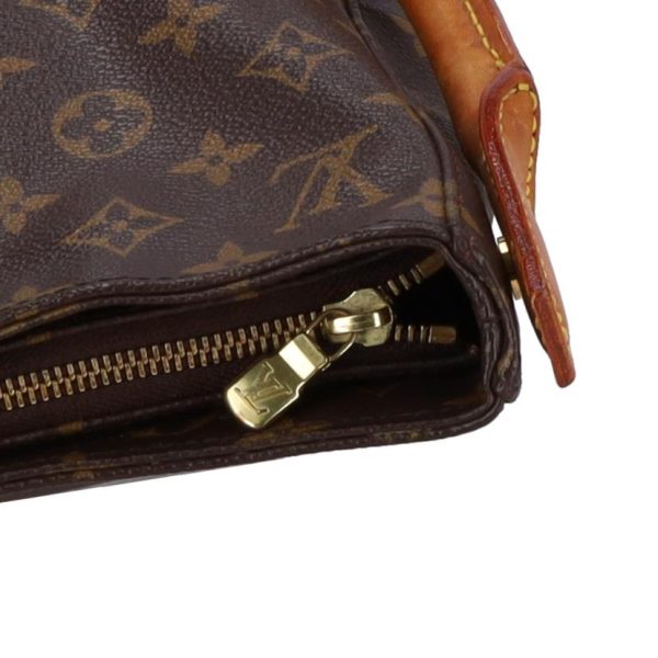 73868 8 Louis Vuitton Looping GM Monogram Shoulder Bag Brown