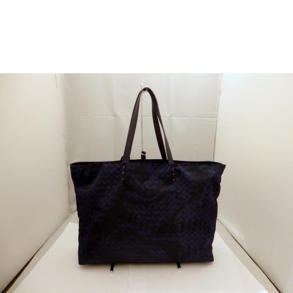 73908 2 Bottega Veneta Intre Print Nylon Tote Black