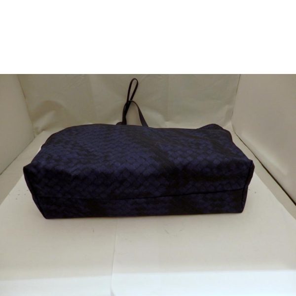 73908 4 Bottega Veneta Intre Print Nylon Tote Black