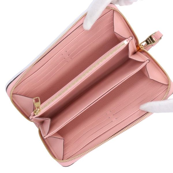 73967 4 Louis Vuitton Zippy Wallet Empreinte Wallet Rose Poudre