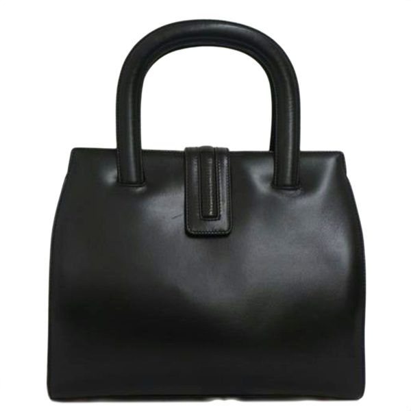 73976 1 Gucci Vintage Leather Handbag Black