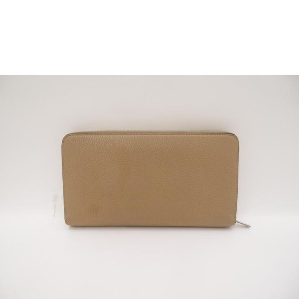 74016 2 Celine Round Long Wallet Bag Dune