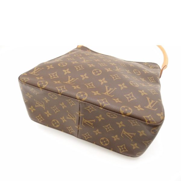 74056 3 Louis Vuitton Looping GM Monogram Shoulder Bag Brown