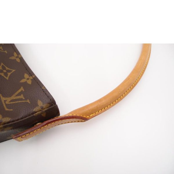 74056 6 Louis Vuitton Looping GM Monogram Shoulder Bag Brown