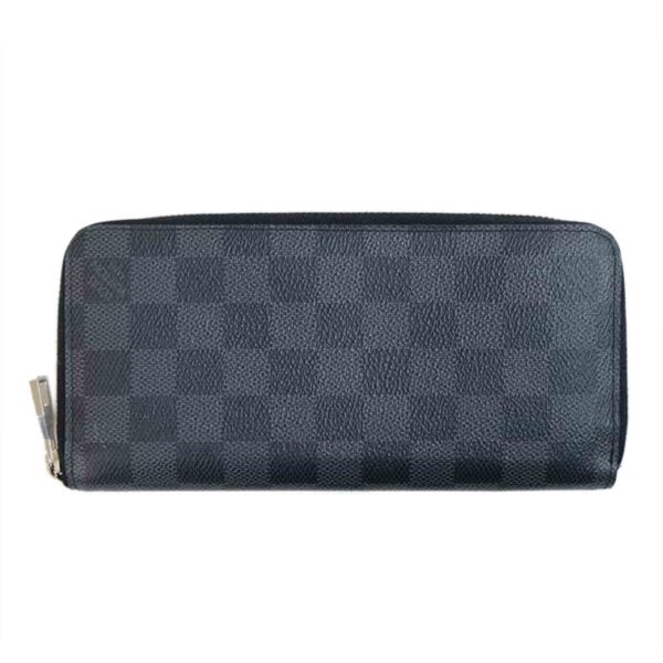 74069 1 Louis Vuitton Zippy Wallet Vertical Damier Wallet Graphite