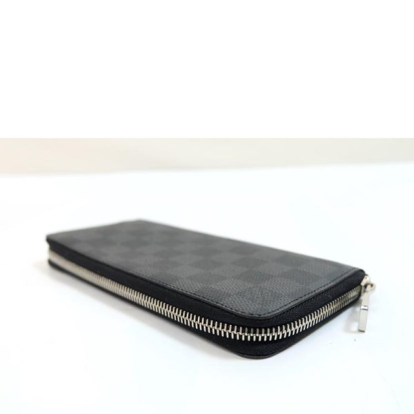 74069 3 Louis Vuitton Zippy Wallet Vertical Damier Wallet Graphite