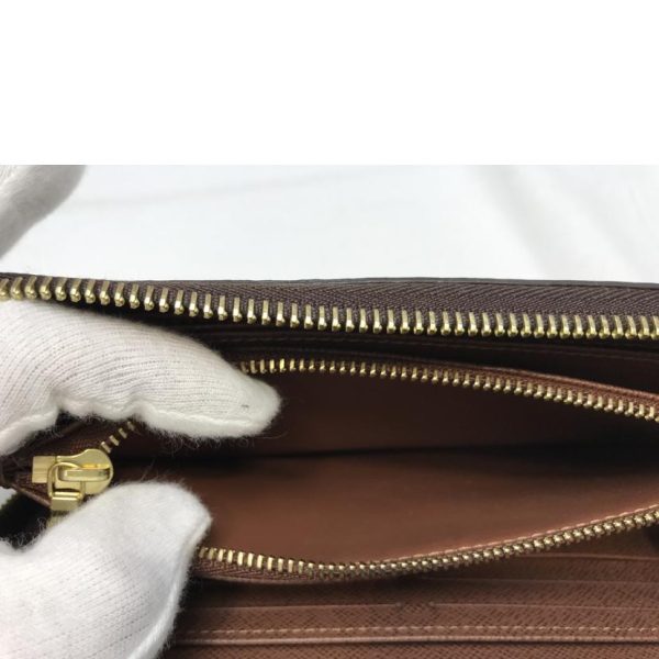 74084 5 Louis Vuitton Zippy Wallet Monogram Brown