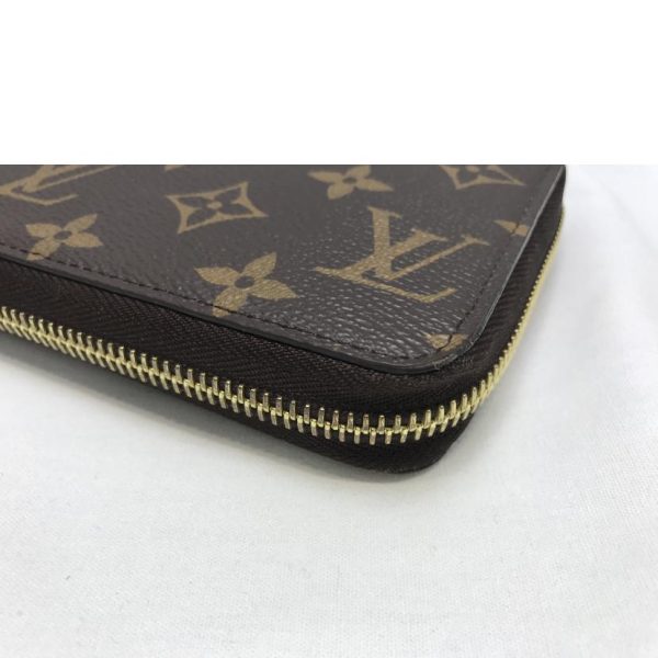 74084 6 Louis Vuitton Zippy Wallet Monogram Brown