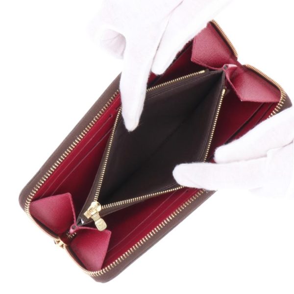 74124 5 Louis Vuitton Portefeuille Clemence MG Wallet Fuchsia