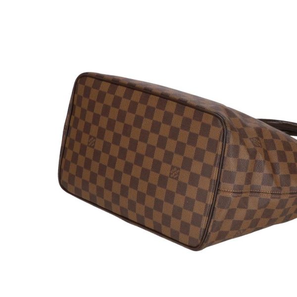 74155 2 Louis Vuitton Saleya MM Damier Ebene Tote Bag Brown