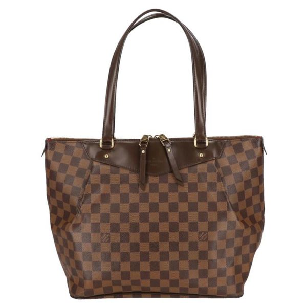 74179 1 Louis Vuitton Westminster GM Damier Ebene Tote Bag Brown