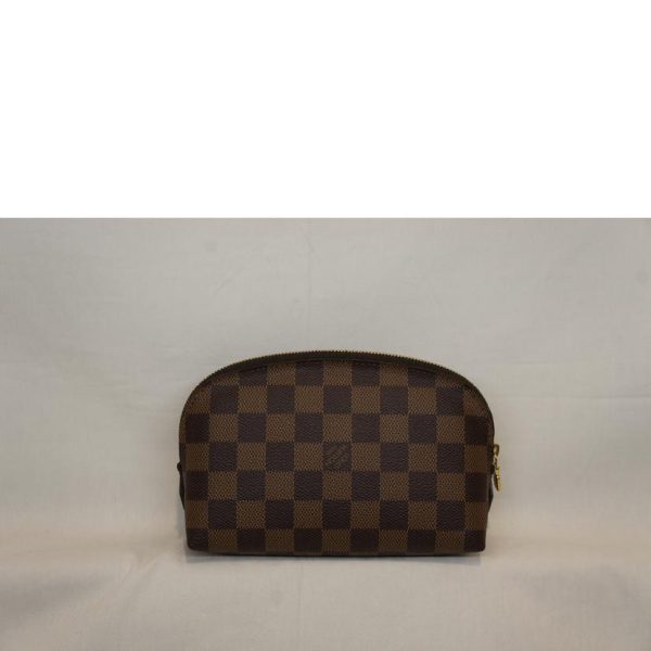 74193 2 Louis Vuitton Pochette Cosmetic Damier Cosmetic Bag Brown