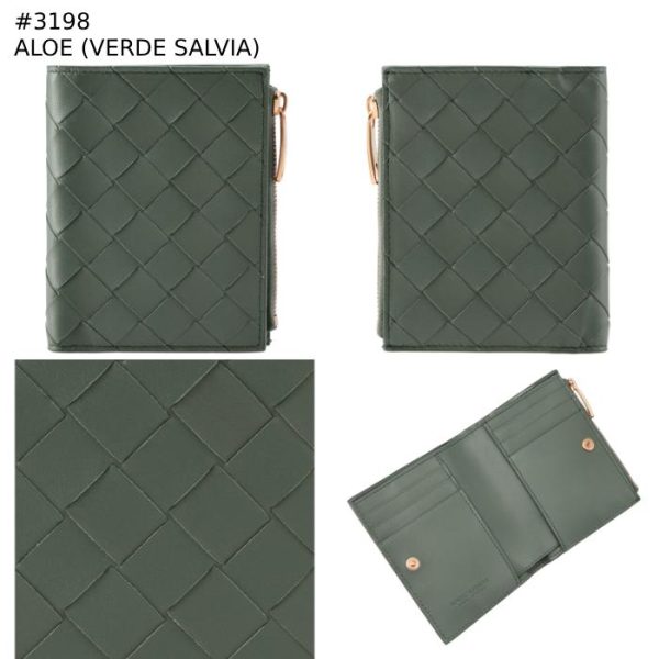 742330vcpp3 8 Bottega Veneta Bifold Cassette Metallic Intrecciato Wallet