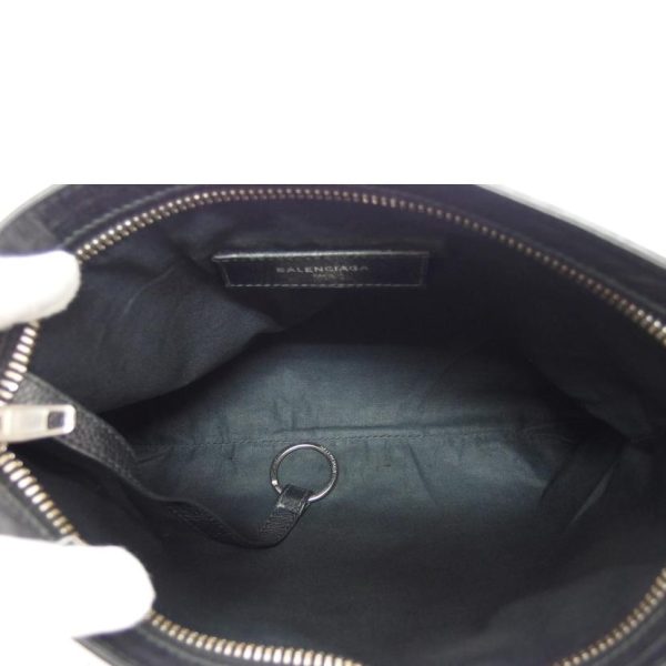 74236 5 Balenciaga Carry Clip Clutch Bag Black