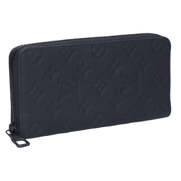 74279 1 LOUIS VUITTON Long Wallet Zippy Wallet Vertical Black