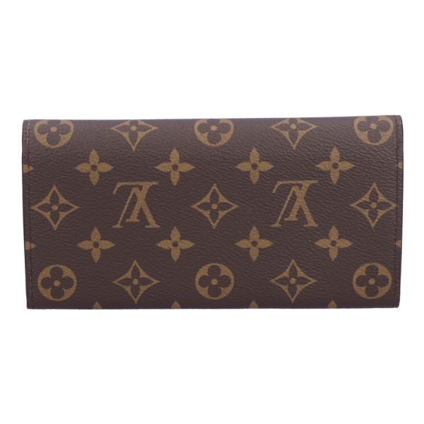 74282 2 LOUIS VUITTON Portefeuille Emily Rose Ballerine M61289 Brown