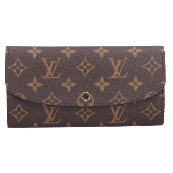 74282 5 LOUIS VUITTON Portefeuille Emily Rose Ballerine M61289 Brown