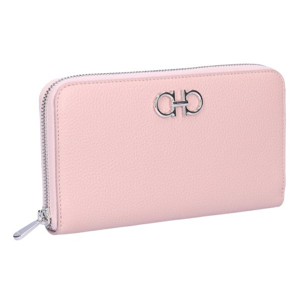 74284 1 FERRAGAMO long wallet organizer ROSE