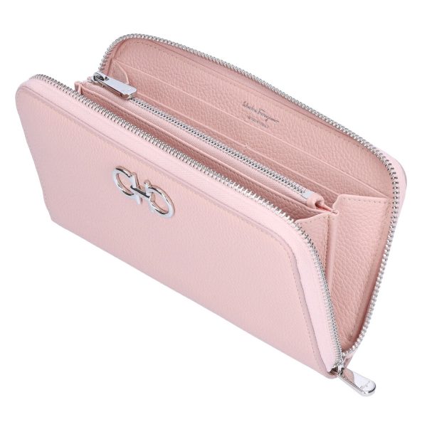 74284 4 FERRAGAMO long wallet organizer ROSE