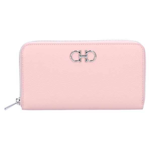 74284 5 FERRAGAMO long wallet organizer ROSE