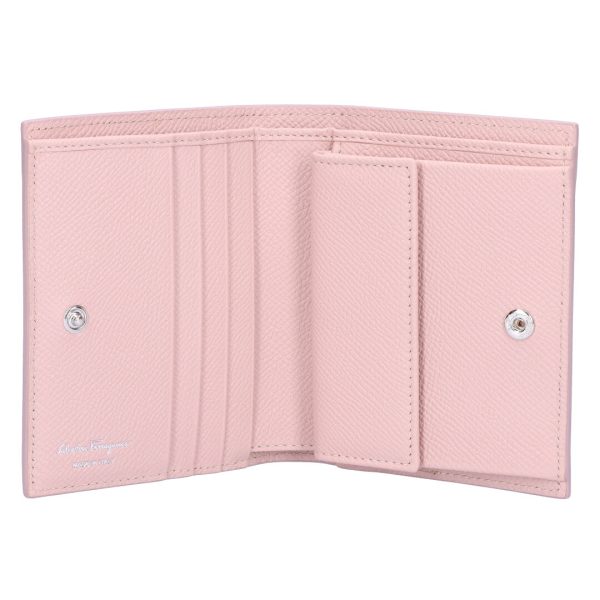 74285 3 FERRAGAMO fold wallet bi fold wallet ROSE