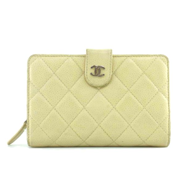 74297 1 Chanel Caviar Skin 2 Fold Wallet