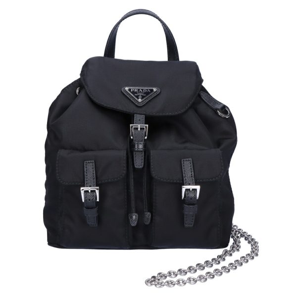 74303 6 PRADA shoulder bag Black NERO