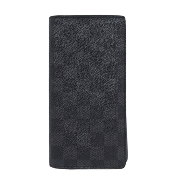 74366 1 Louis Vuitton Portefeuille Brazza Wallet Damier Graphite