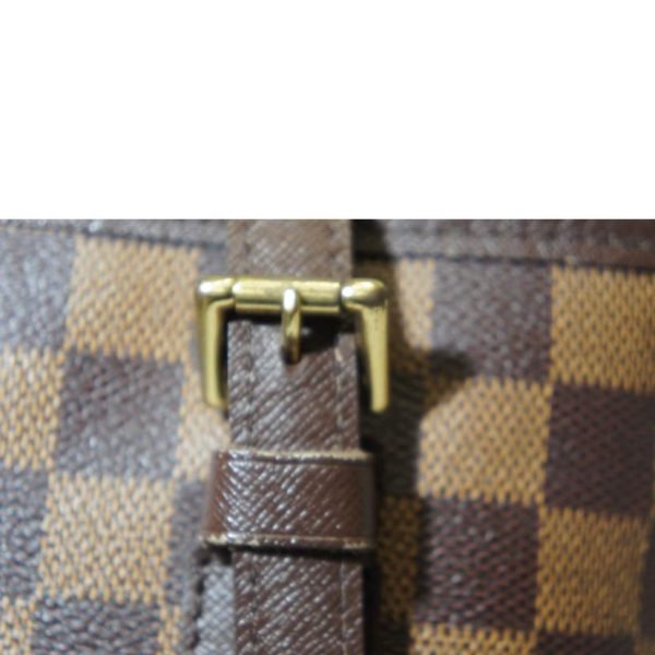 74366 10 Louis Vuitton Malet Tote Bag Damier Ebene Brown