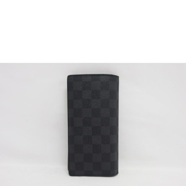 74366 2 Louis Vuitton Portefeuille Brazza Wallet Damier Graphite