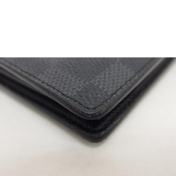 74366 8 Louis Vuitton Portefeuille Brazza Wallet Damier Graphite