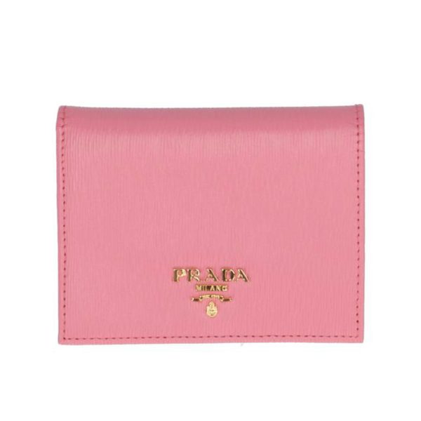 74407 1 Prada Bifold Wallet Light Pink