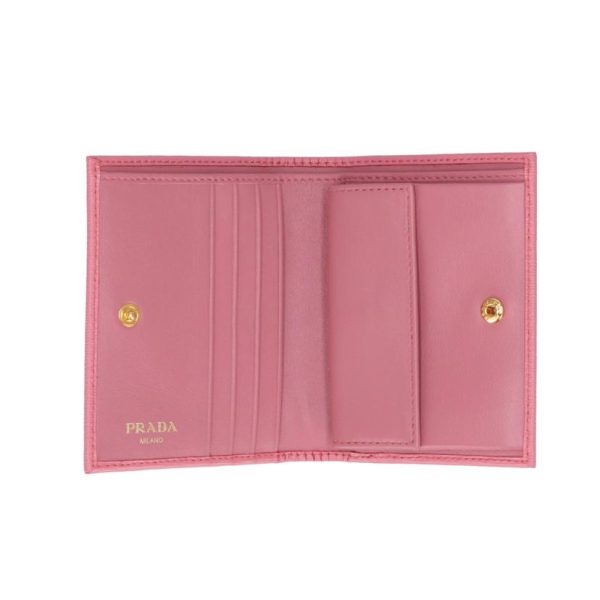 74407 5 Prada Bifold Wallet Light Pink