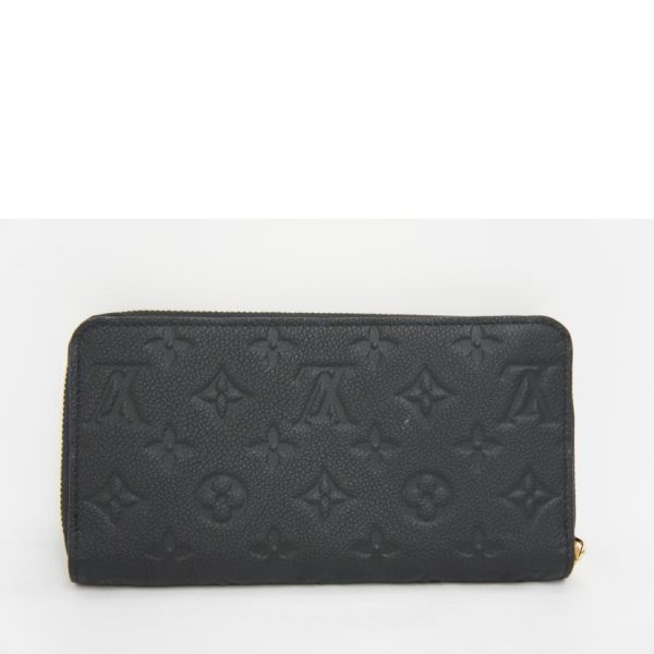 74508 2 Louis Vuitton Zippy Wallet Enpreinte Noir