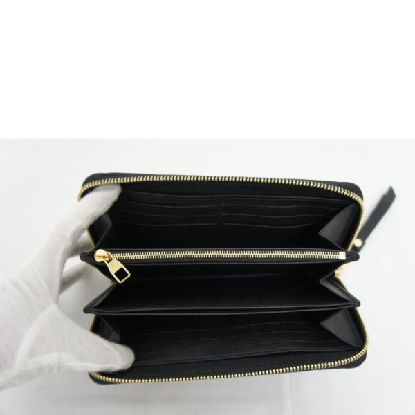 74508 4 Louis Vuitton Zippy Wallet Enpreinte Noir