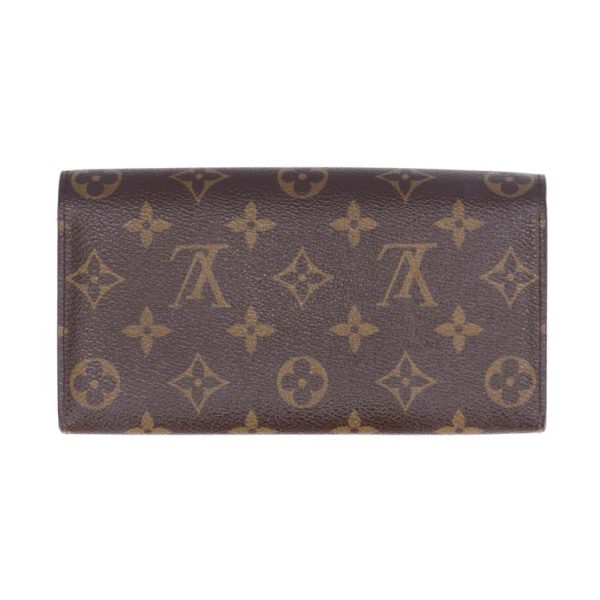 74537 2 Louis Vuitton Portefeuille Sarah Monogram Wallet Brown