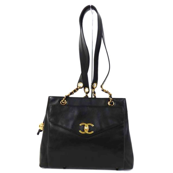 74568 1 Chanel Cocomark Chain Bag Black