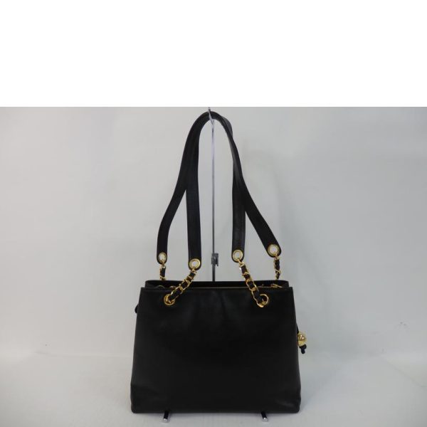 74568 2 Chanel Cocomark Chain Bag Black